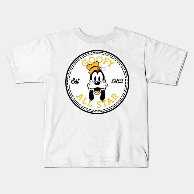 Goofy All Star Kids T-Shirt by pitulas